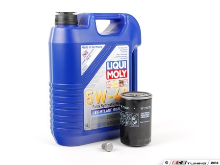 ES#2784861 - PLSOIL3KT -  Oil Service Kit - *ECS Recommends* - Includes standard Mann oil filter and Liqui Moly 5w-40 oil - Assembled By ECS - Volkswagen