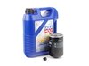 ES#2784859 - PLSOILKT2 -  Oil Service Kit - With ECS Magnetic Drain Plug - Includes large Mann oil filter and Liqui Moly 5w-40 oil - Assembled By ECS - Volkswagen