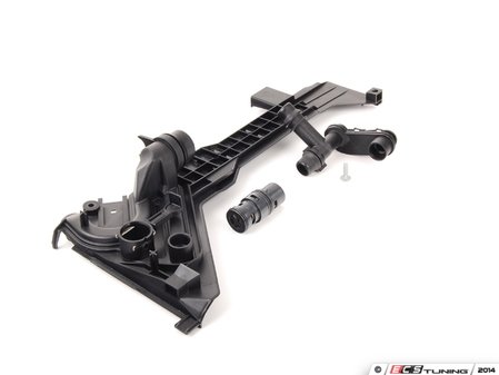 ES#2763810 - 17111437362KT1 - Automatic Transmission Thermostat Kit - Includes new Thermostat, Mounting Plate and Water Connection Pipe - Genuine BMW - BMW
