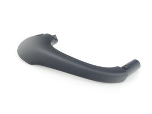 ES#1733812 - 20381018519116 - Rear Right Interior Door Pull - (NO LONGER AVAILABLE) - Black Dull (Color Code 9116) - Genuine Mercedes Benz - 