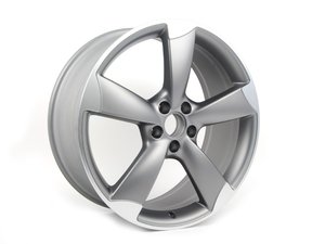 ES#2960346 - 4G0601025BPkt - 20" 5-Spoke Wheel Wheels - Set Of Four - 20"x8.5" ET45 5x112 Gunmetal/ Aluminum face - Genuine Volkswagen Audi - Audi