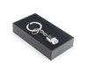 ES#2683956 - 80902352309 - MINI Car Key Ring - Pepper White  - (NO LONGER AVAILABLE) - Miniature enameled MINI on a key ring - Genuine MINI - 
