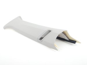 ES#111654 - 51437041928 - "C" Pillar Trim - Right - Hellgrau/Light Gray, located between rear side windows - Genuine BMW - BMW