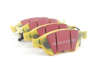 ES#520880 - DP41535R - Front YellowStuff Performance Brake Pad Set - EBC's premium sport street pad that offers high friction levels and heat fade resistance - EBC - Audi Volkswagen