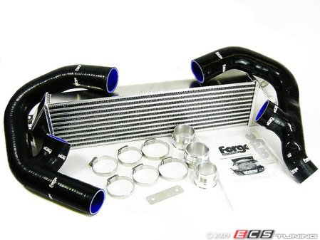 ES#8424 - fminta3fs - Forge Front Mount Intercooler Kit - Black Hoses - (NO LONGER AVAILABLE) - Forge innovative "TWINtercooler" design - Forge - 