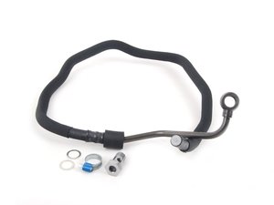 ES#2771229 - 8e1422891akKT - Power Steering Return Hose Service Kit - Everything you need to replace your rack to cooler return hose - Genuine Volkswagen Audi - Audi