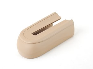ES#137011 - 52107003547 - Beige Seat Belt Trim Cover - Left - Covers the seat belt trim next to headrest - Genuine BMW - BMW