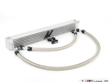 ES#2785165 - MM0CE4601 - E46 M3 Direct-Fit Oil Cooler Kit - Bolt on oil cooler for increased engine oil cooler performance - Mishimoto - BMW