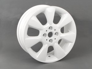 ES#64829 - 36116763298 - R92 Alloy 7-Spoke Wheel 16" (4x100) White - Priced Each - 16 X 6.5 ET:48 - Genuine MINI - MINI