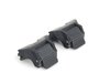 ES#2748303 - 1202 - BrassKnuckles - Red - (NO LONGER AVAILABLE) - The lowest profile upright bike mount on the market. Easy to use, it folds flat for a quiet, fuel efficient drive. - Rocky Mounts - 