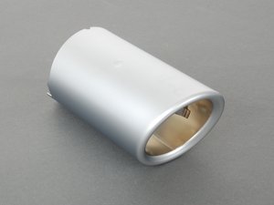 ES#40694 - 18307577998 - Genuine BMW Flat Chrome Exhaust Tip - Enhance the look of your BMW 128i with these flat chrome exhaust tip - Genuine BMW - BMW