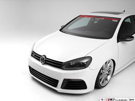 ES#2777473 - RD47X6WBAN - Vinyl Windshield Banner - Red - 6" x 47" window sticker - Show some love for your favorite tuning company - ECS - Audi BMW Volkswagen Mercedes Benz MINI Porsche