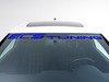 ES#2777476 - BL47X6WBAN - Vinyl Windshield Banner - Blue  - (NO LONGER AVAILABLE) - 6" x 47" window sticker - Show some love for your favorite tuning company - ECS - 