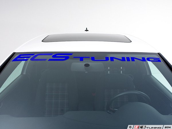 ECS - BL47X6WBAN - Vinyl Windshield Banner - Blue - (NO LONGER AVAILABLE)