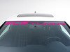ES#2777474 - PK47X6WBAN - Vinyl Windshield Banner - Pink - 6" x 47" window sticker - Show some love for your favorite tuning company - ECS - Audi BMW Volkswagen Mercedes Benz MINI Porsche