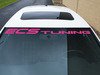 ES#2777474 - PK47X6WBAN - Vinyl Windshield Banner - Pink - 6" x 47" window sticker - Show some love for your favorite tuning company - ECS - Audi BMW Volkswagen Mercedes Benz MINI Porsche