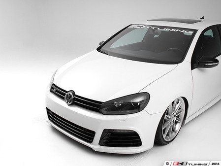 ES#2777482 - WT47X6WBAN - Vinyl Windshield Banner - White - 6" x 47" window sticker - Show some love for your favorite tuning company - ECS - Audi BMW Volkswagen Mercedes Benz MINI Porsche