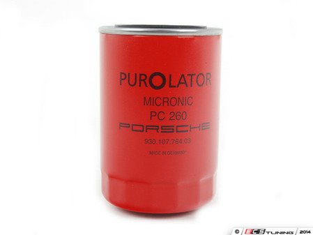 ES#2776667 - 93010776403 - Screw-On Oil Filter - Red - Oil filter fitted to the oil tank - Genuine Porsche - Porsche