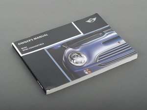 ES#12879 - 01410014845 - Owners Manual For 2008 Model Year - R52 - The perfect replacement MINI Cooper manual for your car - Genuine MINI - MINI