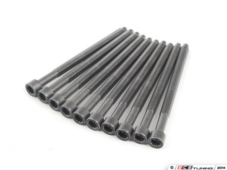 ES#2568544 - 038103384 - Cylinder Head Bolt Set - Set of 10 bolts to secure your cylinder head to your engine block. M12x166 - Elring - Volkswagen