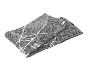ES#2970165 - ACMAWP100 - Knit Scarf - Ingolstadt, Germany Map Design - (NO LONGER AVAILABLE) - Soft & Luxurious for the winter months - Genuine Volkswagen Audi - 