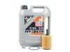 ES#2785124 - MK5TDIOILKT5 -  Oil Service Kit - Includes oil filter and Liqui Moly 5w-30 oil - Assembled By ECS - Volkswagen