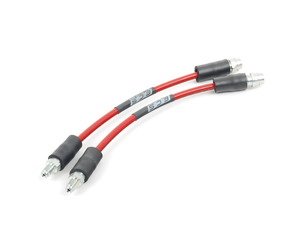 ES#3525070 - 002564ECS02 - Exact-Fit Stainless Steel Brake Lines - Rear - DOT-compliant kit to improve pedal feel in your vehicle. - ECS - BMW