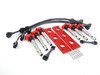 ES#2784968 - 002686ECSKT8 -  2.0T Coil Pack Conversion Kit - Wrinkle Red Plates with Red Coil Packs - (NO LONGER AVAILABLE) - Unload your ICM's and update your 2.7T ignition system! - ECS - 