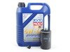 ES#2598112 - 20TPRMOILKT1 -  Oil Service Kit - With Magnetic Drain Plug - Includes Liqui Moly oil, Hengst filter, and ECS magnetic drain plug - Assembled By ECS - Volkswagen