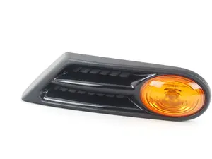 Side Turn Signal & Grille - Amber - Left