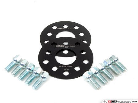 ES#250722 - ECS10152KTWB -  ECS Wheel Spacer & Bolt Kit - 3mm With Ball Seat Bolts - Includes everything you need to install spacers on two wheels - ECS - Audi Volkswagen