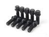 ES#2748182 - ECS10153KTWBC1KT - ECS Wheel Spacer & Bolt Kit - 4mm With Black Conical Seat Bolts - Includes everything you need to install spacers on two wheels - ECS - Audi Volkswagen