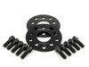 ES#2748188 - ECS10611KTWBC1 - ECS Wheel Spacer & Bolt Kit - 7mm With Black Conical Seat Bolts - Includes everything you need to install spacers on two wheels - ECS - Audi Volkswagen