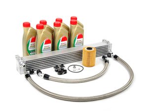 ES#2785293 - MM0CE4601KT - Direct-Fit Oil Cooler Kit - with oil change kit  - Bolt on oil cooler for increased engine oil cooler performance - Assembled By ECS - BMW