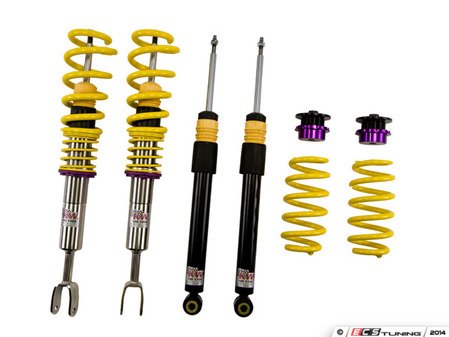 ES#2092103 - 15210028 - KW V2 Series Coilover Kit - Variant 2 coilovers offer sport handling with adjustable rebound dampening - KW Suspension - Audi