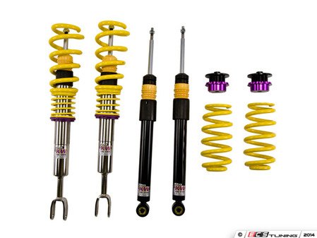 ES#2092105 - 15210030 - KW V2 Series Coilover Kit - Variant 2 coilovers offer sport handling with adjustable rebound dampening - KW Suspension - Audi