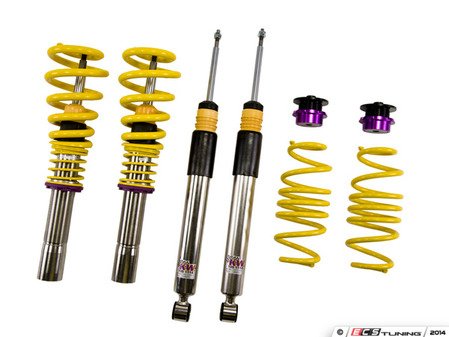 ES#2102340 - 15210078 - KW V2 Series Coilover Kit - Variant 2 coilovers offer sport handling with adjustable rebound dampening - KW Suspension - Audi