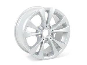 ES#242359 - 36116783283 - 17" Style 277 V Spoke Wheel - Priced Each - 17x8 ET 43 CB 72.6mm. - Genuine BMW - BMW