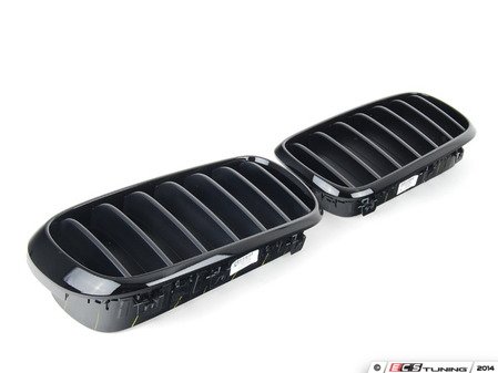 ES#2777404 - 51712334708KT - BMW Performance Blackout Grilles - Set - High gloss shadowline grille set to give your car the visual edge - Genuine BMW M Performance - BMW