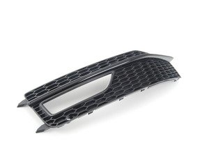 ES#2540955 - 8K0807681LZDE - Fog Light Grille - Satin/Matte Black - Left - Keep your exterior looking clean - Genuine Volkswagen Audi - Audi
