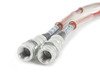 ES#3525670 - 002565ECS01 - Exact-Fit Stainless Steel Brake Lines - Front - DOT-compliant kit to improve pedal feel in your vehicle. - ECS - BMW