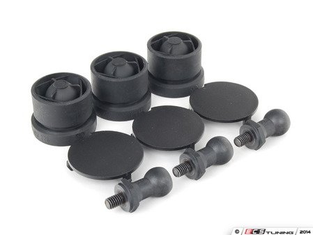 ES#2793786 - ALHCVRRETROKT - Engine Cover Pull Off Retrofit Kit - Modify your ALH engine cover to easily pull off, just like the newer models - Genuine Volkswagen Audi - Volkswagen
