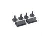 ES#1772424 - 2128900078 - Front Splash Guard Set - Includes Mounting Hardware - Genuine Mercedes Benz - Mercedes Benz
