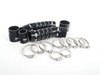 ES#2538443 - FMKTTTRSBLK - TTRS Silicone Boost Hose Kit - Black - Set of five silicone boost hoses for your Audi - Forge - Audi