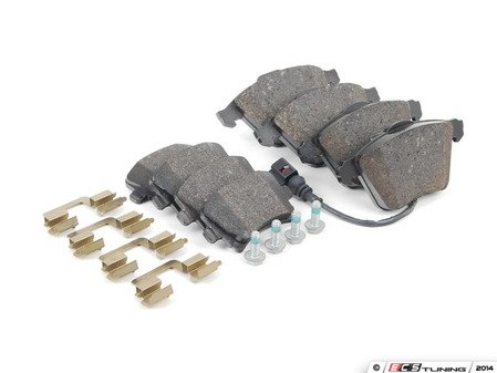 ES#2765824 - 1k0698151bKT - Front And Rear Pad Kit - Factory replacement pads for a stock feel, includes front and rear pads - Genuine Volkswagen Audi - Volkswagen