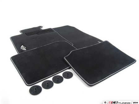 ES#2217844 - 51472239968 - MINI Emblem Logo Floor Mat Carpet Set - Front & Rear - Replace or upgrade to factory MINI mats - Genuine MINI - MINI