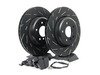 ES#2677961 - USR1219KT - Performance Rear Brake Service Kit - Featuring ECS V5 slotted rotors and ECS EP24 Enthusiast Performance pads - Assembled By ECS - BMW