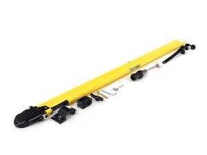ES#1905611 - RM0442 - PitchFork - Yellow - Sturdy and aerodynamic bike rack designed to fit both Yakima and Thule crossbars. Accommodates bikes with or without disc brakes. - Rocky Mounts - 