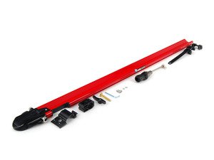 ES#1905607 - RM0440 - PitchFork - Red - Sturdy and aerodynamic bike rack designed to fit both Yakima and Thule crossbars. Accommodates bikes with or without disc brakes. - Rocky Mounts - 
