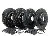 ES#2677969 - USR1390KT1 - Performance Front And Rear Brake Service Kit - Featuring ECS V5 slotted rotors and ECS EP24 Enthusiast Performance pads - Assembled By ECS - BMW